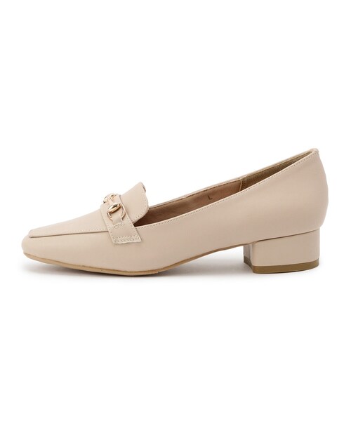 grove（グローブ）の「ビットヒールローファー（パンプス・レディース・ブラック/ライトベージュ・M/L/S）」の4枚目の写真