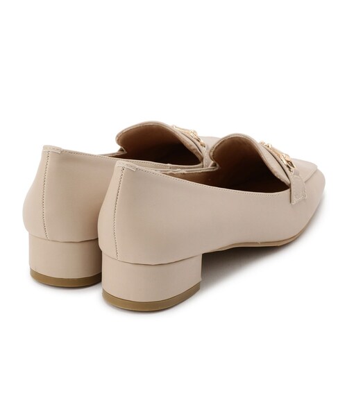 grove（グローブ）の「ビットヒールローファー（パンプス・レディース・ブラック/ライトベージュ・M/L/S）」の5枚目の写真