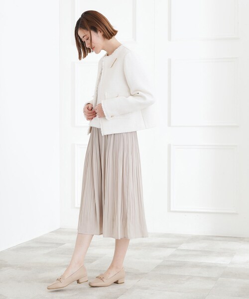 grove（グローブ）の「ビットヒールローファー（パンプス・レディース・ブラック/ライトベージュ・M/L/S）」の9枚目の写真