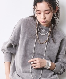 CHIC STYLE | 硫化染ビッグシルエットスウェット＜大きいサイズ有＞シックスタイル(スウェット)