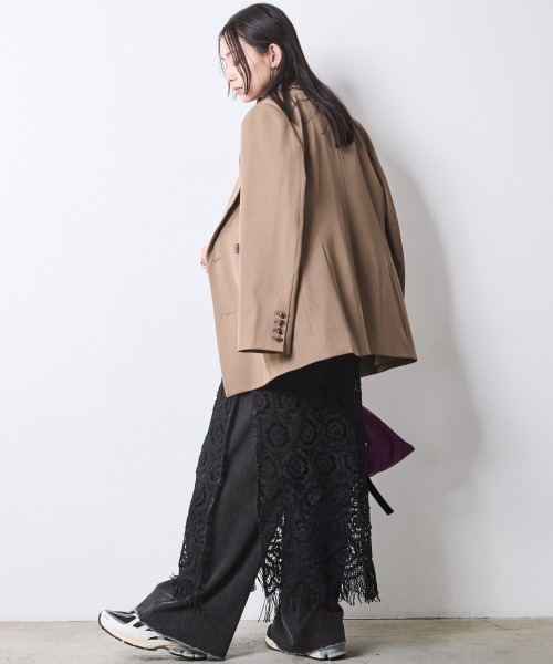 CHIC STYLE(シックスタイル)の「硫化染ビッグシルエットスウェット<大きいサイズ有>シックスタイル(スウェット・レディース・チャコール/グレー系・M/L/LL/3L/4L/5L)」の7枚目の写真