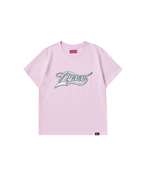 BASEBALL LOGO TEE BABY PINK（Tシャツ/カットソー）｜NYXX（エヌワイ