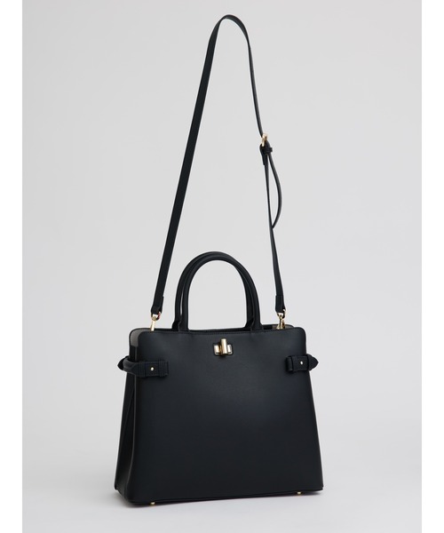 antic rag(アンティックラグ)の「Calbin カルビン(ハンドバッグ・レディース・ブラック/ベージュ・FREE)」の6枚目の写真