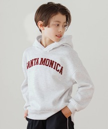 coca（coca） | 【WEB限定セール】キッズ　親子お揃い裏起毛刺繍ロゴパーカー(パーカー)