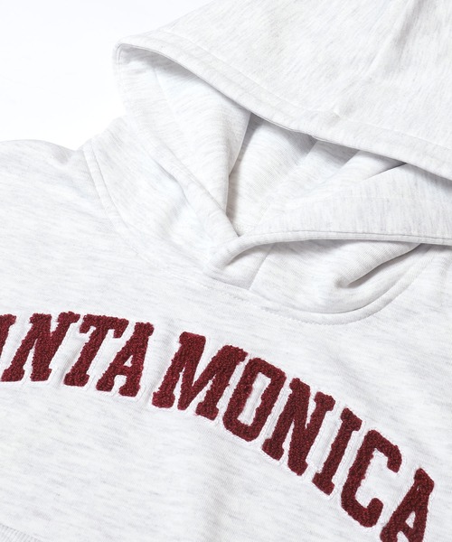 coca（coca）（コカ）の「【WEB限定セール】キッズ　親子お揃い裏起毛刺繍ロゴパーカー（パーカー・キッズ・ライトグレー/ネイビー・120/130/140/150）」の14枚目の写真