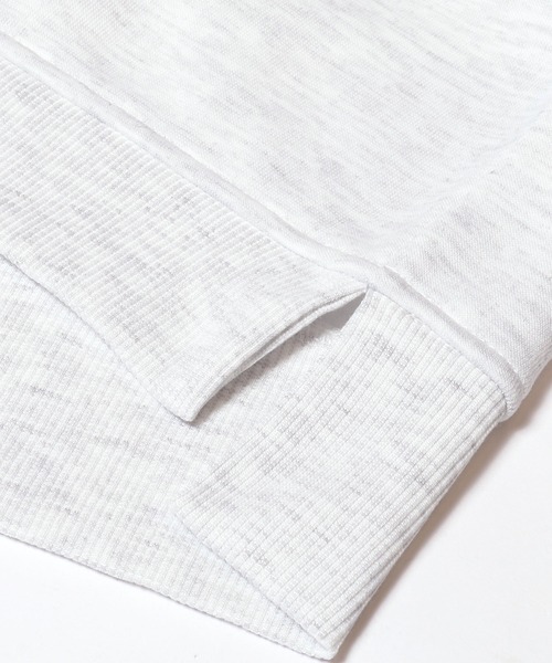 coca（coca）（コカ）の「【WEB限定セール】キッズ　親子お揃い裏起毛刺繍ロゴパーカー（パーカー・キッズ・ライトグレー/ネイビー・120/130/140/150）」の15枚目の写真