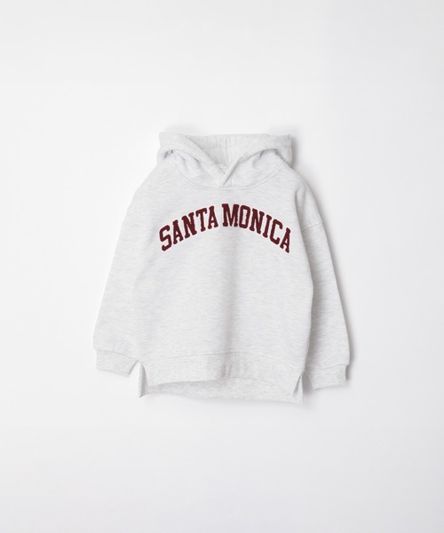 coca（coca）（コカ）の「【WEB限定セール】キッズ　親子お揃い裏起毛刺繍ロゴパーカー（パーカー・キッズ・ライトグレー/ネイビー・120/130/140/150）」の19枚目の写真