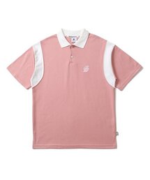 バスティカラーTシャツ ピンク