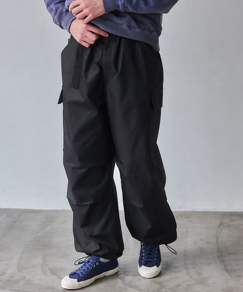 NewAnce(ニュアンス)の「【NewAnce】Over Cargo Pants /オーバーカーゴパンツ -オリジナルツイルシリーズ-(カーゴパンツ・メンズ・ブラック/ベージュ・S/M/L)」の13枚目の写真