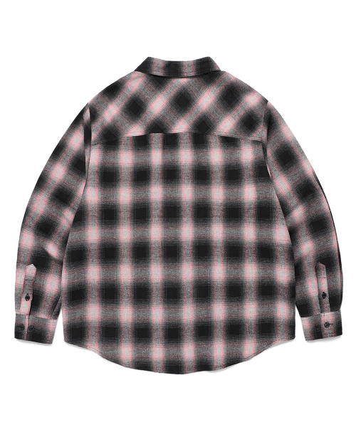 Cavish（カビシ）の「FLANNEL CHECK SHIRT PINK(CV2EFUW321A)（シャツ/ブラウス・レディース・ピンク・MEDIUM/LARGE）」の2枚目の写真