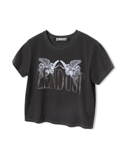ZENDUST（ジェンダスト）の「Ange T-shirt BLACK（Tシャツ/カットソー・レディース・ブラック・FREE）」の2枚目の写真