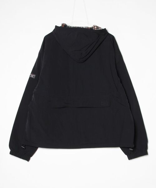 GUESS JEANS(ゲスジーンズ)の「GUESS JEANS Reversible Packable Hoodie ジャケット リバーシブル(ナイロンジャケット・メンズ・ブラック・SMALL/X-LARGE/LARGE/MEDIUM)」の7枚目の写真