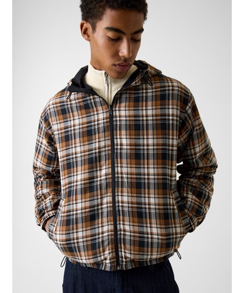 GUESS JEANS Reversible Packable Hoodie ジャケット リバーシブル