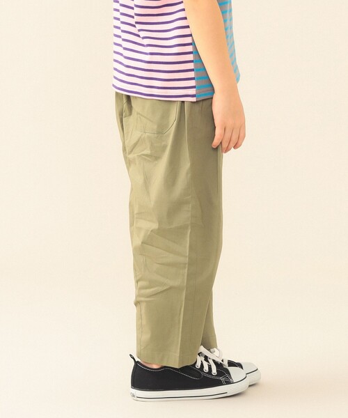 BEAMS mini(ビームスミニ)の「タック バルーン パンツ 2026SS(90~150cm)(その他パンツ・キッズ・インディゴブルー/オリーブ・150/140/130/120/110/100/90)」の11枚目の写真