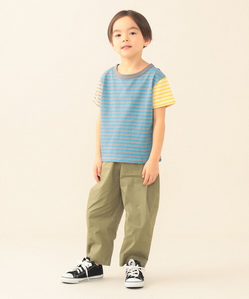 BEAMS mini(ビームスミニ)の「タック バルーン パンツ 2026SS(90~150cm)(その他パンツ・キッズ・インディゴブルー/オリーブ・150/140/130/120/110/100/90)」の10枚目の写真