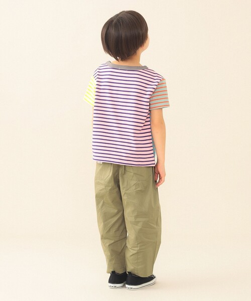 BEAMS mini(ビームスミニ)の「タック バルーン パンツ 2026SS(90~150cm)(その他パンツ・キッズ・インディゴブルー/オリーブ・150/140/130/120/110/100/90)」の8枚目の写真