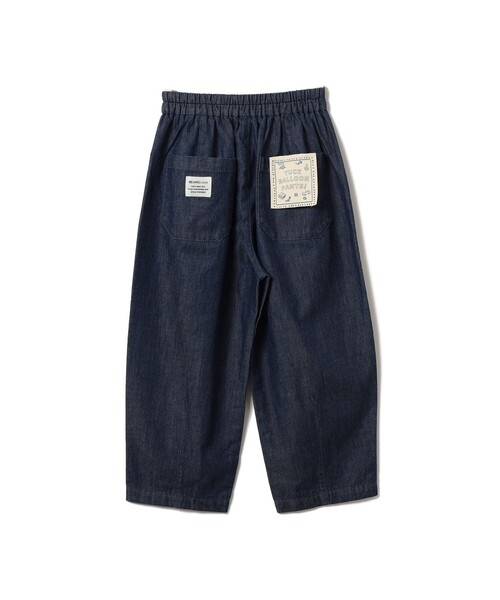 BEAMS mini(ビームスミニ)の「タック バルーン パンツ 2026SS(90~150cm)(その他パンツ・キッズ・インディゴブルー/オリーブ・150/140/130/120/110/100/90)」の3枚目の写真