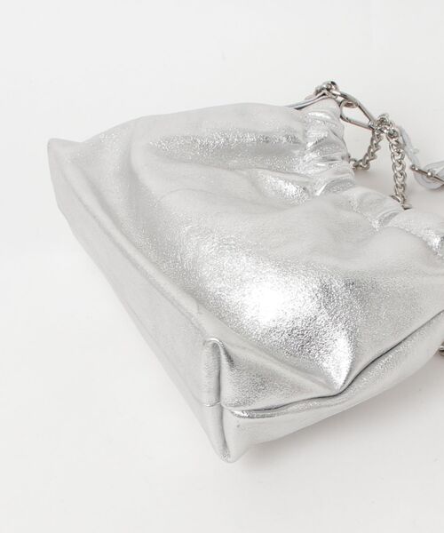 ROSE BUD（ローズバッド）の「MILLELA FIRENZE GATHER SHOULDER BAG（ショルダーバッグ・レディース・シルバー・ONE SIZE）」の3枚目の写真
