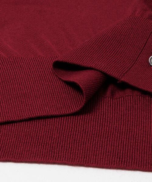 かぐれ（カグレ）の「ウールポロニットカーディガン（カーディガン/ボレロ・レディース・レッド/ブラック/ブラウン・FREE）」の13枚目の写真