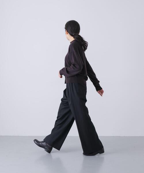 かぐれ（カグレ）の「ウールポロニットカーディガン（カーディガン/ボレロ・レディース・レッド/ブラック/ブラウン・FREE）」の20枚目の写真