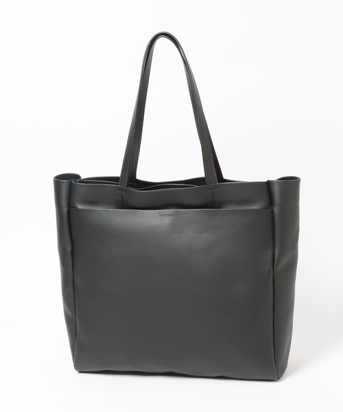 GLOBAL WORK(グローバルワーク)の「軽量ジャストポケット/3Roomトート/612723(トートバッグ・メンズ・ブラック系その他/グレー/ブラック・FREE)」の9枚目の写真