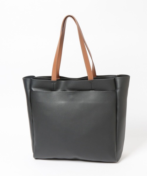 GLOBAL WORK(グローバルワーク)の「軽量ジャストポケット/3Roomトート/612723(トートバッグ・メンズ・ブラック系その他/グレー/ブラック・FREE)」の10枚目の写真