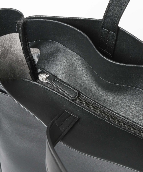 GLOBAL WORK(グローバルワーク)の「軽量ジャストポケット/3Roomトート/612723(トートバッグ・メンズ・ブラック系その他/グレー/ブラック・FREE)」の21枚目の写真