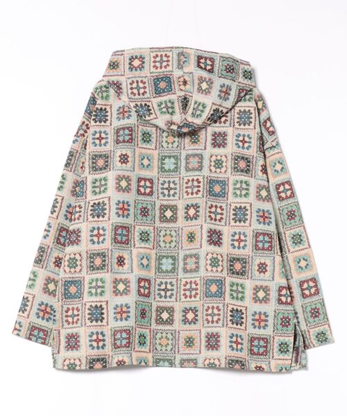 チャイハネ（チャイハネ）の「【チャイハネ】シェピMEN'Sフードトップス（パーカー・メンズ・ホワイト/ブラック・FREE）」の4枚目の写真