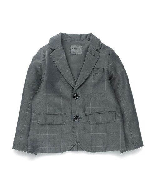BRANSHES（ブランシェス）の「【フォーマル】ジャケット（スーツジャケット・キッズ・ネイビー/チャコールグレー・120/130/110）」の4枚目の写真
