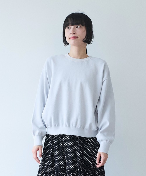 yuni(ユニ )の「●接結ニット reverisible short プルオーバー(ニット/セーター・レディース・グレー/ベージュ/パープル・FREE)」の8枚目の写真