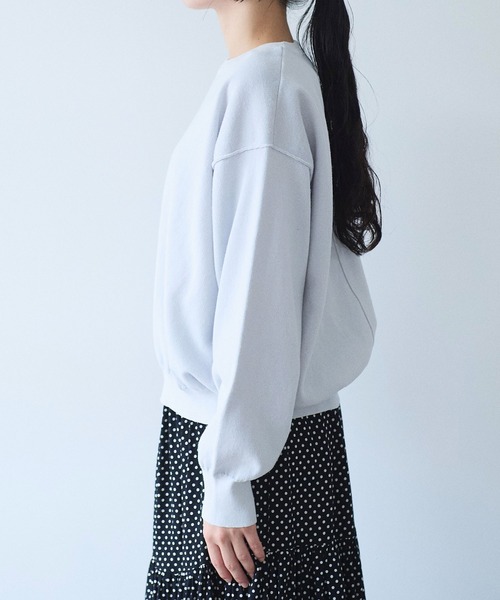 yuni(ユニ )の「●接結ニット reverisible short プルオーバー(ニット/セーター・レディース・グレー/ベージュ/パープル・FREE)」の12枚目の写真