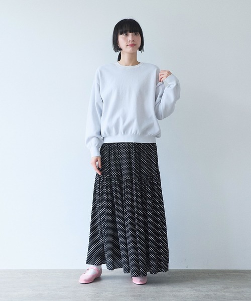 yuni(ユニ )の「●接結ニット reverisible short プルオーバー(ニット/セーター・レディース・グレー/ベージュ/パープル・FREE)」の4枚目の写真