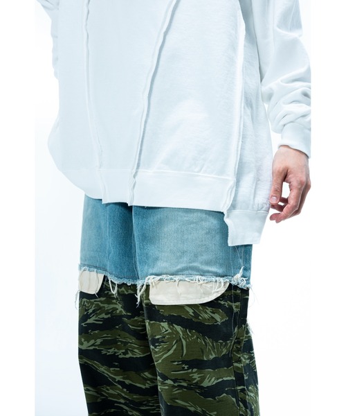 DISCOVERED（ディスカバード）の「Docking Logo Sweat（スウェット・メンズ・ホワイト/ブラック・SMALL/LARGE）」の9枚目の写真