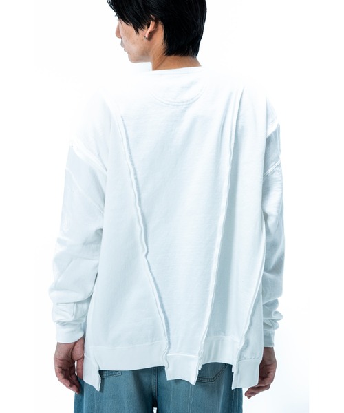 DISCOVERED（ディスカバード）の「Docking Logo Sweat（スウェット・メンズ・ホワイト/ブラック・SMALL/LARGE）」の10枚目の写真