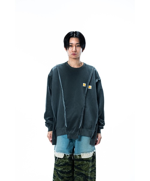 DISCOVERED（ディスカバード）の「Docking Logo Sweat（スウェット・メンズ・ホワイト/ブラック・SMALL/LARGE）」の12枚目の写真