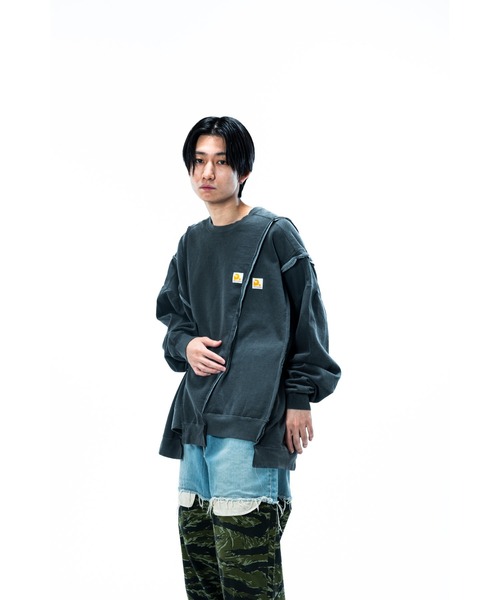 DISCOVERED（ディスカバード）の「Docking Logo Sweat（スウェット・メンズ・ホワイト/ブラック・SMALL/LARGE）」の13枚目の写真