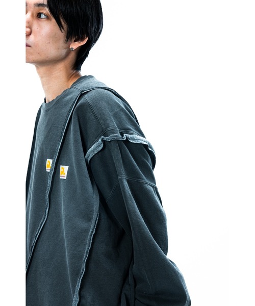 DISCOVERED（ディスカバード）の「Docking Logo Sweat（スウェット・メンズ・ホワイト/ブラック・SMALL/LARGE）」の19枚目の写真
