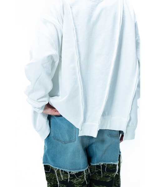 DISCOVERED（ディスカバード）の「Docking Logo Sweat（スウェット・メンズ・ホワイト/ブラック・SMALL/LARGE）」の11枚目の写真