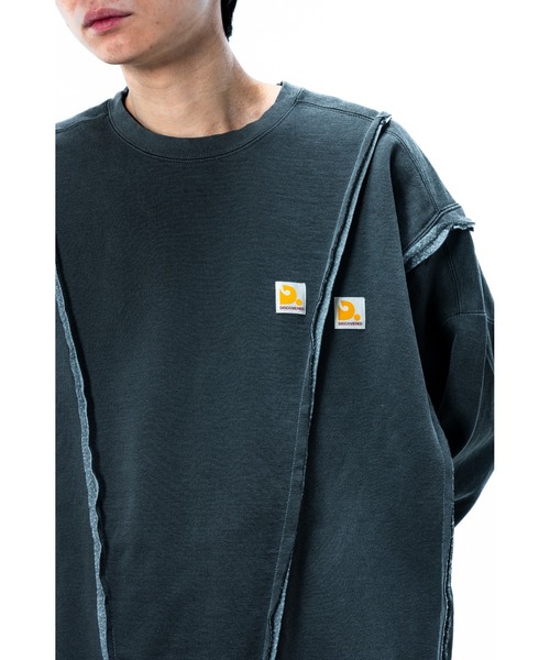 DISCOVERED（ディスカバード）の「Docking Logo Sweat（スウェット・メンズ・ホワイト/ブラック・SMALL/LARGE）」の18枚目の写真