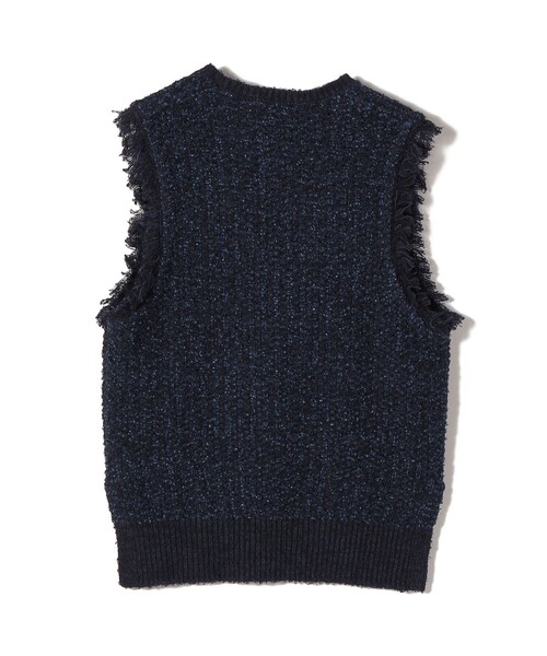 手洗い可能〉ミックスカラー Vネック プルオーバー（ベスト）｜SHIPS