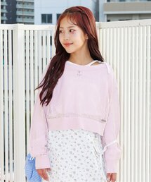 algy | メッシュニット&ロンTセット(Tシャツ/カットソー)