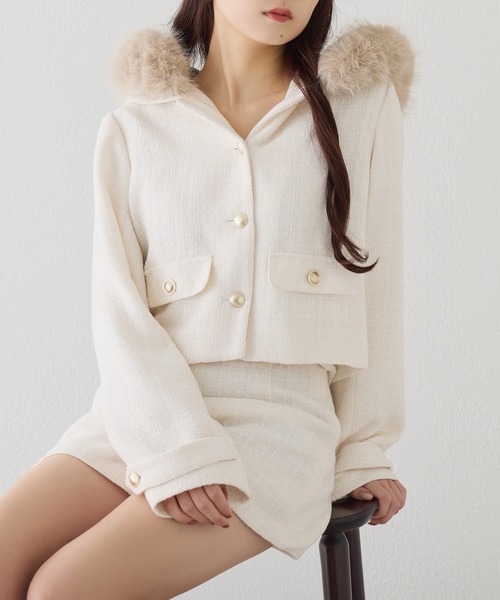 one after another NICE CLAUP(ワンアフターアナザーナイスクラップ)の「セットで着れる/ベルト付きショートパンツ(その他パンツ・レディース・アイボリー/ブラック/ブラック系その他/イエロー/ベージュ/ブラック系/グレー系その他・FREE)」の21枚目の写真