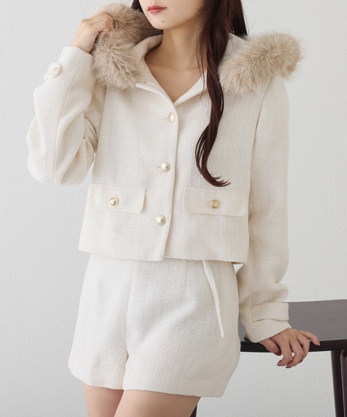 one after another NICE CLAUP(ワンアフターアナザーナイスクラップ)の「セットで着れる/ベルト付きショートパンツ(その他パンツ・レディース・アイボリー/ブラック/ブラック系その他/イエロー/ベージュ/ブラック系/グレー系その他・FREE)」の20枚目の写真