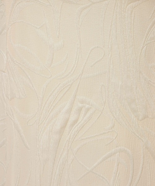 mysty woman（ミスティウーマン）の「フラワージャガードキャミワンピース 645143（ワンピース・レディース・アイボリー/ブラック・FREE）」の20枚目の写真