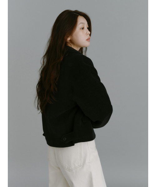 Yuje（ユジェ）の「CODUROY PADDING JACKET (2color)（その他アウター・レディース・ブラック/Beige・FREE）」の8枚目の写真