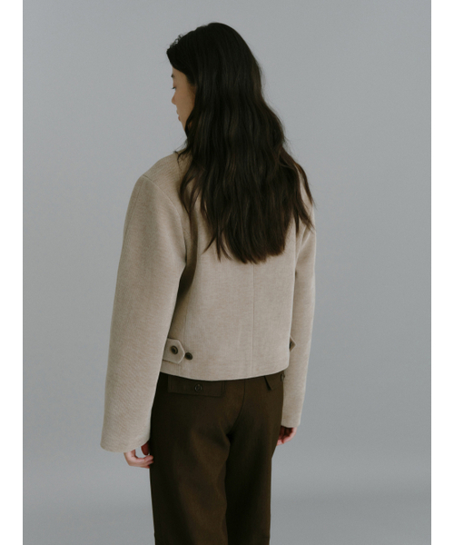 Yuje（ユジェ）の「CODUROY PADDING JACKET (2color)（その他アウター・レディース・ブラック/Beige・FREE）」の19枚目の写真