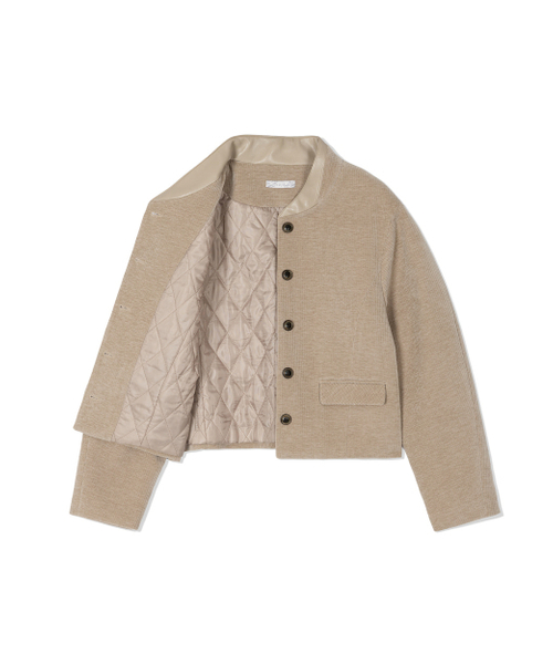 Yuje（ユジェ）の「CODUROY PADDING JACKET (2color)（その他アウター・レディース・ブラック/Beige・FREE）」の20枚目の写真