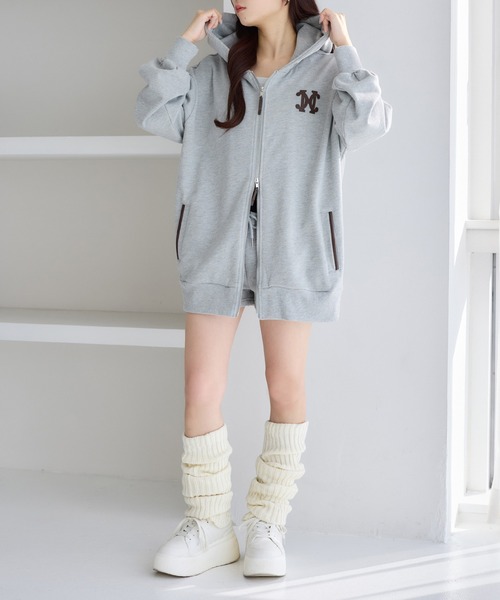 one after another NICE CLAUP(ワンアフターアナザーナイスクラップ)の「セットで着れる/カットショートパンツ(その他パンツ・レディース・ネイビー/杢グレー/アイボリー・FREE)」の19枚目の写真