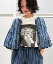 MARKEY'S | デニム半袖チャイナシャツ/おとな(シャツ/ブラウス)