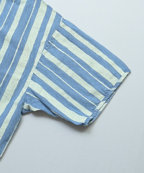 MARKEY'S（マーキーズ）の「デニム半袖チャイナシャツ/おとな（シャツ/ブラウス・レディース・ライトブルー/ネイビー・160cm）」の12枚目の写真